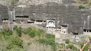 Ajanta Caves - Panoramic View