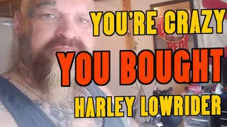 You're crazy You went with a Harley Davidson Lowrider?