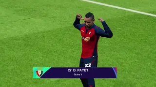 Osasuna vs Barcelona FC Pes 2021