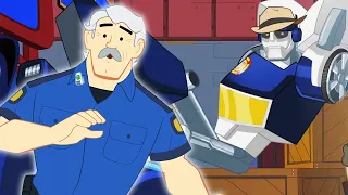 Bots and Robbers | Rescue Bots | Full Episodes | Kids Videos | Transformers Junior