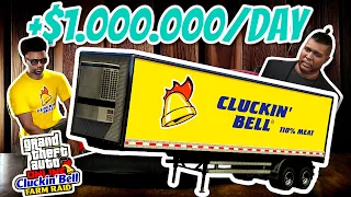 How to Make $1Million Daily in Gta 5 Online | Money Guide (Cluckin' Bell Raid)