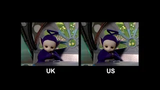 Teletubbies: Here Come the Teletubbies UK/US Comparison