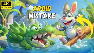 Avoid This Mistake 🤝🐰🐊 Don't Tease Animals 😱 Kids Cartoons Story Moral Lessons For Children 📚