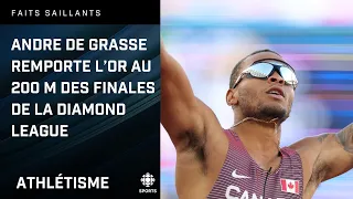 🥇 MÉDAILLE D'OR POUR ANDRE DE GRASSE 🥇 Finales du 200 m de la Diamond League