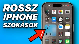 Rossz iPhone szokások... (NE CSINÁLD!)