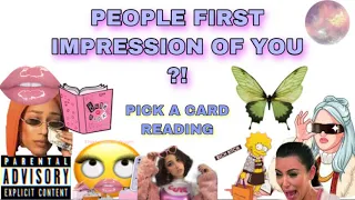 (PICK A CARD) PEOPLE’S FIRST IMPRESSION OF YOU ?! 🥱 🧚🏻GHETTO🧚🏻