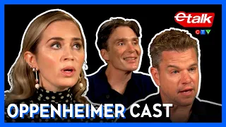 Oppenheimer cast reacts to Cillian Murphy in the movie | Etalk Interview