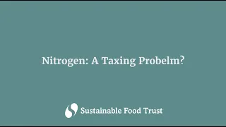 Nitrogen: A Taxing Problem?