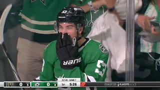 Wyatt Johnston opens game 7 scoring against Vegas Golden Knights