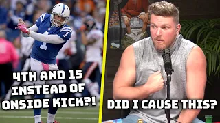 Pat McAfee Reacts To The NFL's New Rule To Replace Onside Kicks