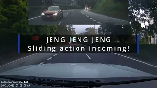 BMW 330i Genting Run - Someone demonstrated a small sliding stun!