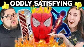 Generations React To Oddly Satisfying Compilation 2020 (Chiropractor, Cake Cutting & More!)