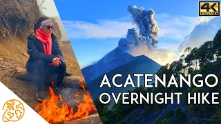 Acatenango Volcano Hike Overnight Fuego Volcan Eruption Guatemala Base Camp Travel TV Show