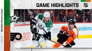 Stars @ Flyers 1/24/22 | NHL Highlights