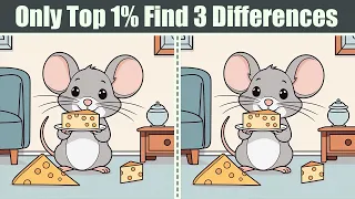 Spot The Difference : Only Top 1% Find 3 Differences | Find The Difference #131