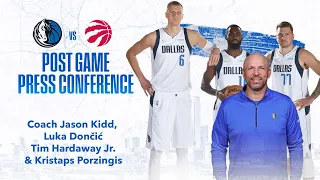 Mavs Post Game Interview: Jason Kidd, Luka Dončić, Tim Hardaway Jr & Kristaps Porzingis (10/23/2021)