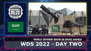 WDS World Defense Show 2022 Day 2 defense industry exhibition Riyadh Saudi Arabia