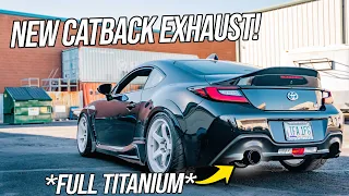 TESTING NEW FULL TITANIUM CATBACK EXHAUST!!! | 2022 BRZ/GR86/GT86 |