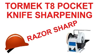 Tormek T8 Pocket Knife Sharpening