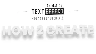 CSS 3D Text Effect Pop Up Animation | HTML & CSS Tutorial