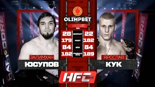 Залимхан Юсупов VS Ярослав Кук полный бой