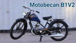 Французский мотоцикл Motobecan от мотоателье Ретроцикл.