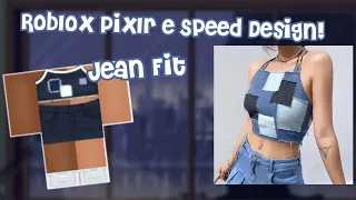 Roblox pixlr e speed design Jean fit