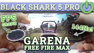 Xiaomi Black Shark 5 Pro - FREE FIRE MAX | Gaming TEST 🤩| FPS GRAPH | OLED 144Hz | $760