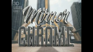 3D Chrome Generator [Photoshop Action]