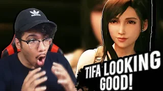 Final Fantasy 7 Remake Tifa Reveal Trailer Reaction! | E3 2019 SQUARE ENIX |