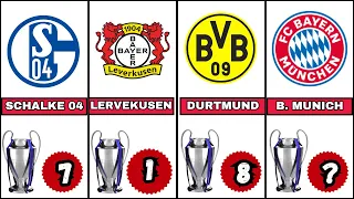 COMPARISON: All Winners of BUNDESLIGA (1890-2024)! #bayernmunich #dortmund #leverkusen #schalke04