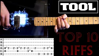 TOP 10 Tool Songs List & Guitar Tab / Guitar Lesson / Guitar Tutorial