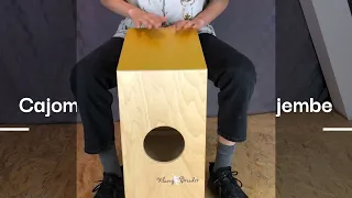 KlangBruder Cajombe - Play Cajon as a Djembe- KlangBeispiel