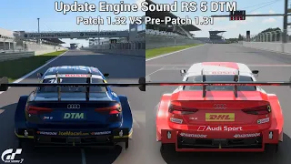 Gran Turismo 7 | Audi RS 5 Turbo DTM Update Engine - Patch 1.32 & Pre-Patch 1.31 [4KPS5]