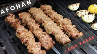 Afghan Lamb Kebab ( shish kebab , Tikka Kebab , Sikh Kebab )