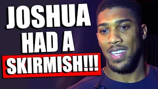 Anthony Joshua HAD A SKIRMISH WITH Tyson Fury BEFORE A REMATCH WITH Alexander Usyk / Dillian Whyte