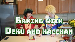 Baking A Cake with Deku and Kacchan