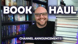 BOOK HAUL & Channel Announcement - Fantasy, SCIFI, Horror, Manga!!!