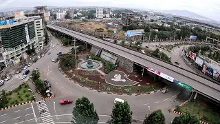 Random Addis Ababa street view . Stationary camera for 5 min