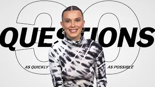 Millie Bobby Brown Answers 30 Questions As Quickly As Possible