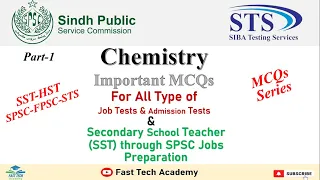 Chemistry MCQs||SST-SPSC-HST-PST-JEST|| Chemistry General MCQs for All