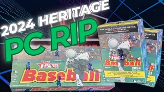 NEW RELEASE LIVE!! 2024 Topps Baseball Heritage Hobby and Retail - HOT BOX!!