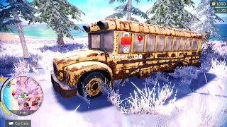 Building Chalky The Big School Bus From Wreck | Off The Road Unleashed Nintendo Switch Gameplay HD