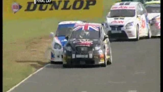 Epic BTCC battle for the podium at Croft