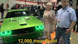 1970 DODGE Challenger -12000 HOUR BUILD named  KRYPTONITE - Huge MODS -World of Wheels