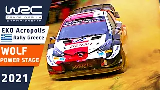 WRC Rally Highlights : Wolf Power Stage : EKO Acropolis Rally Greece 2021