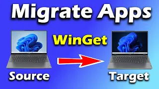 How to migrate applications in Windows between 2 PCs with Winget