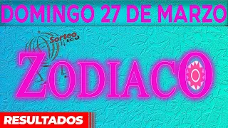 Resultado del sorteo de Zodiaco del Domingo 27 de Marzo de del 2022. 😱🤑💰💵