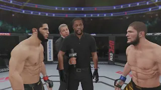 Islam Makhachev vs. Khabib Nurmagomedov 'SUBMISSION SHOWDOWN'! //UFC 4 'GamePlay