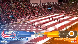 Columbus Blue Jackets vs Philadelphia Flyers 12/20/2022 NHL 23 Gameplay